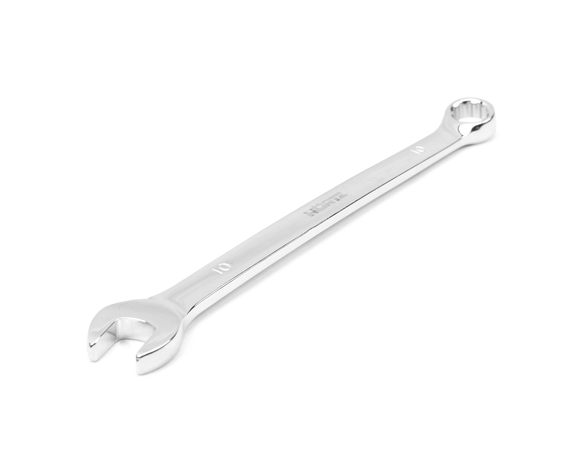 Ключ гаечный комбинированный удлиненный 10х10 мм хромирование HORTZ