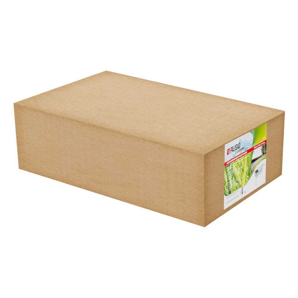 Коптильня двухъярусная 500 x 270 x 175 мм, нержавеющая сталь, 0.8 мм, с поддоном, на ножках, Camping Palisad (69526)