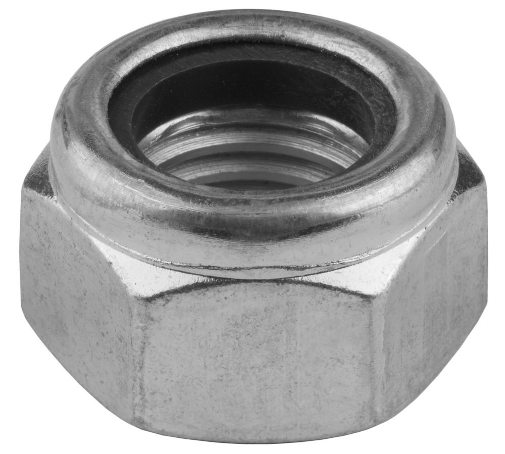 Самостопорящаяся гайка с нейлоновым кольцом DIN 985, кл. пр. 8, M20, цинк, 50 шт KRAFTOOL 303584-20