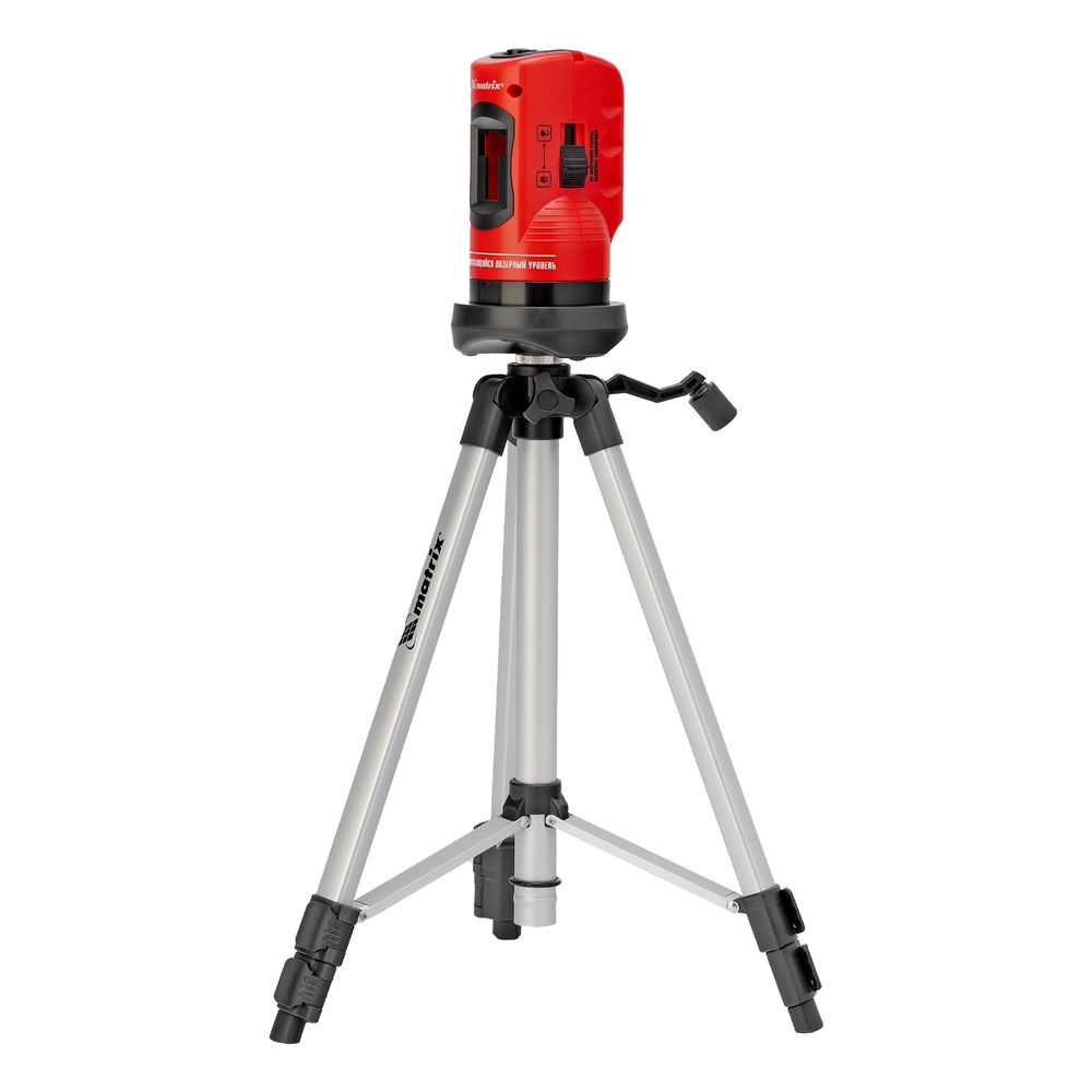 Лазерный уровень, 100 мм, штатив 1260 мм, самовыравнивающийся Matrix (35023)