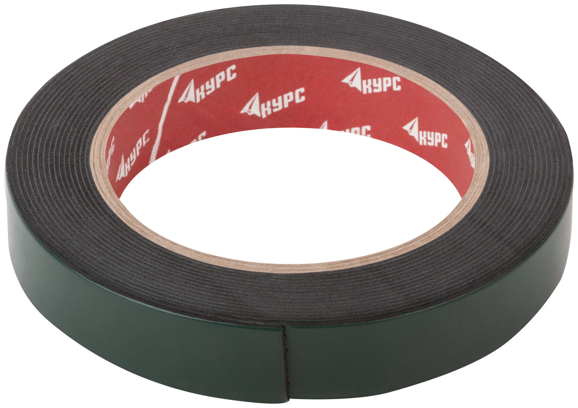 Лента монтажная клейкая на вспененной основе, черная 19 мм х 5 м (11786)