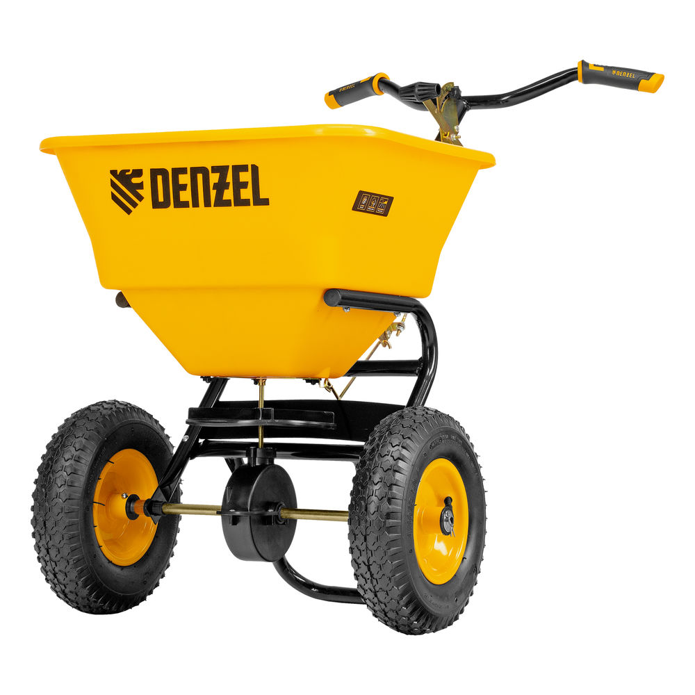Механическая сеялка на колесах, 45 л Denzel (63951)