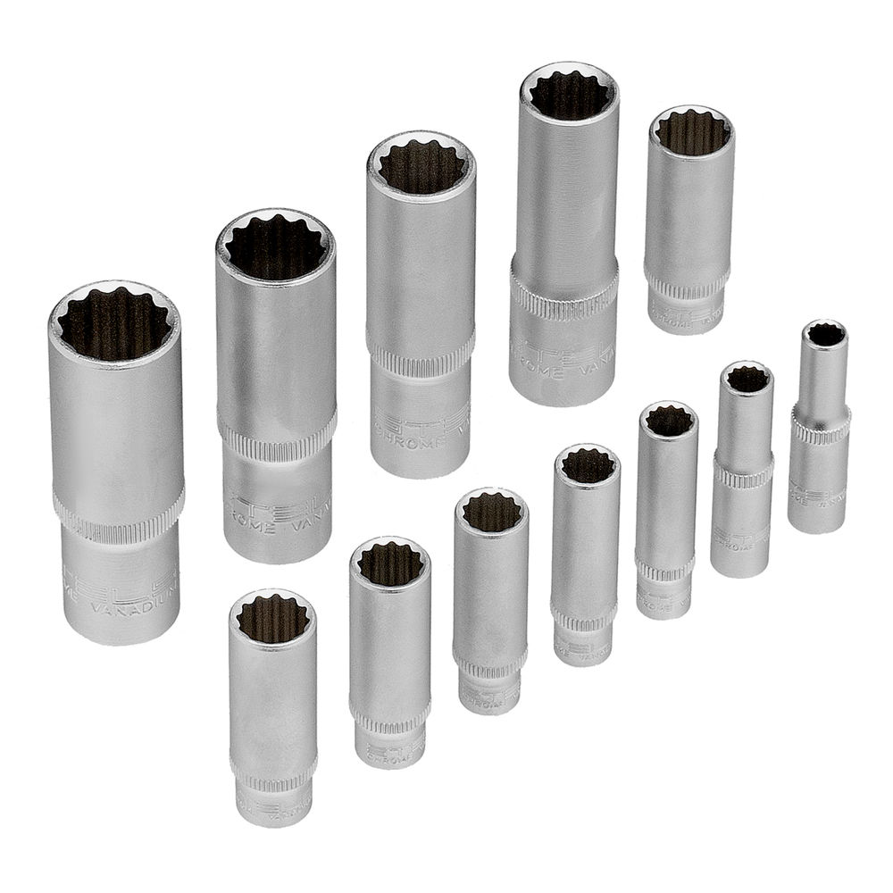 Набор инструментов 1/2, 1/4, CrV, 12 гранные головки, пластиковый кейс, 94 предмета Stels