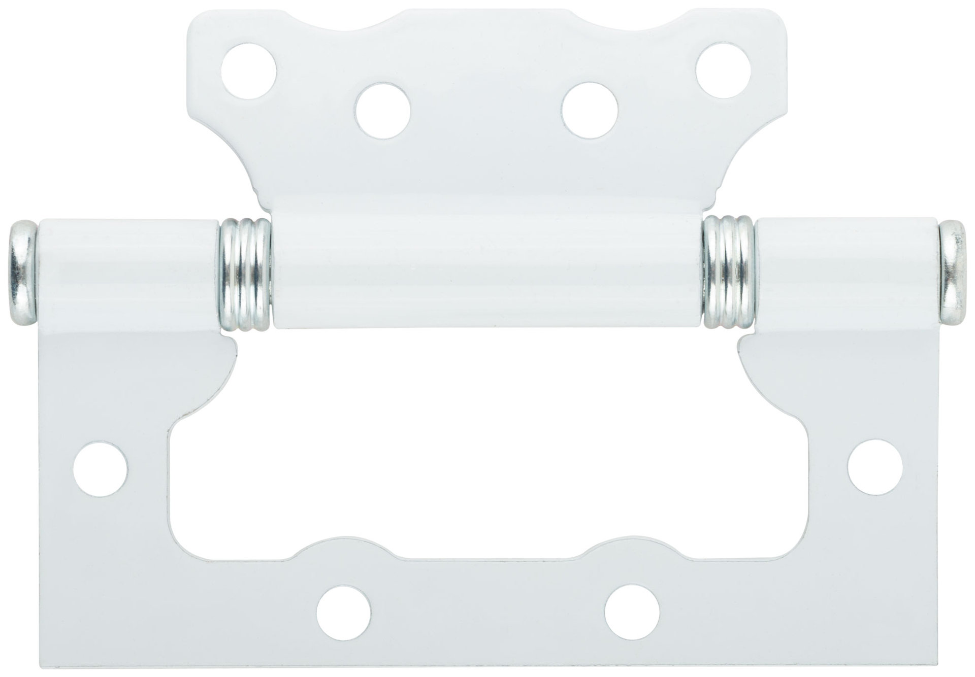 Петля дверная универсальная (без врезки) ПНУ-100 полимер ( белая ) (66301)