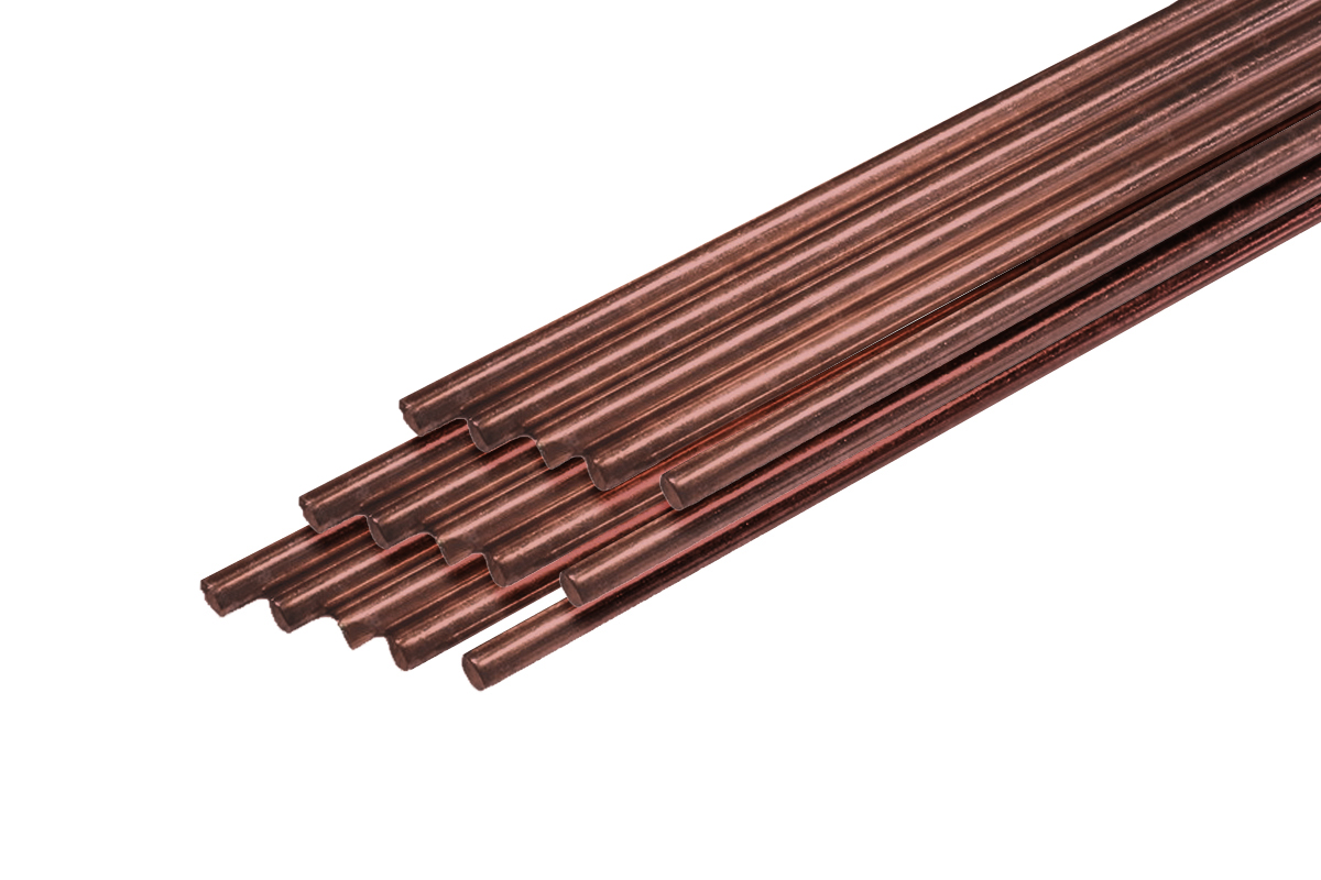 Прутки сварочные медные КЕДР CuSi3 D 2,0 мм (1000мм, пачка 15 шт.)