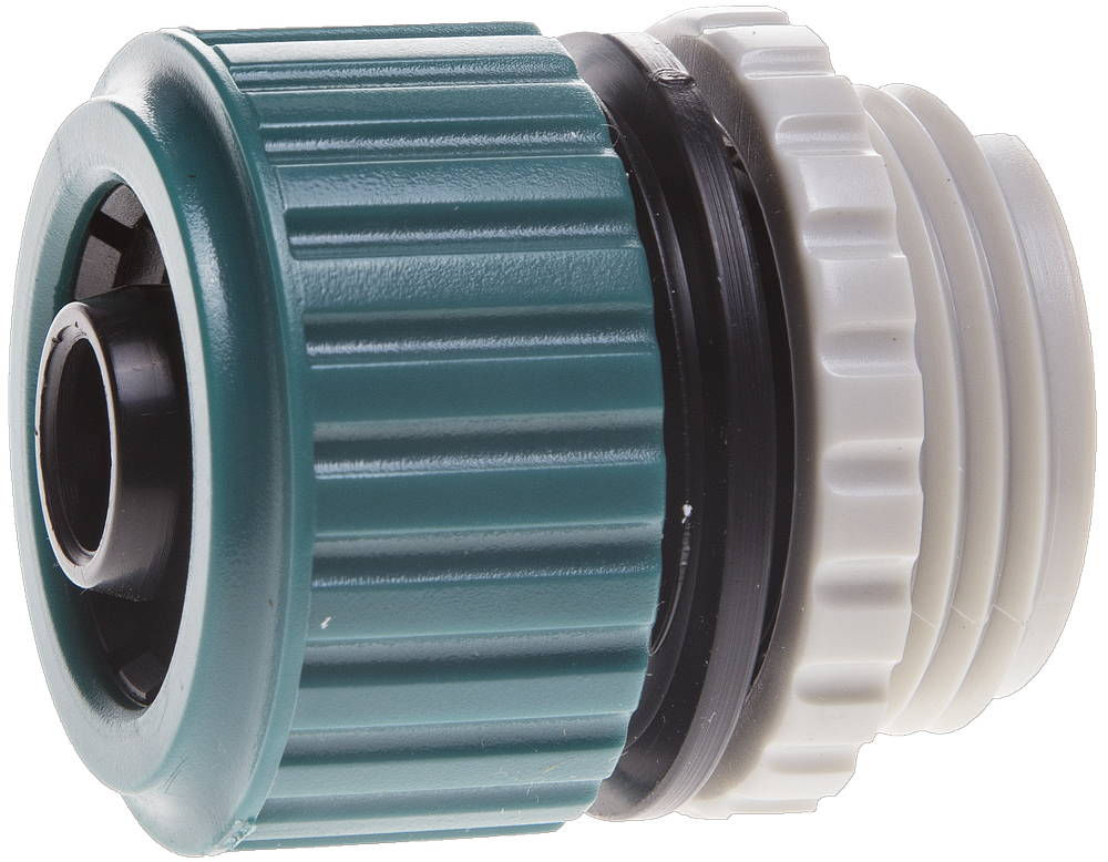 Переходник внешняя резьба 3/4 х 1 - шланг 3/4, из ударопрочного пластика ORIGINAL RACO 4250-55294C