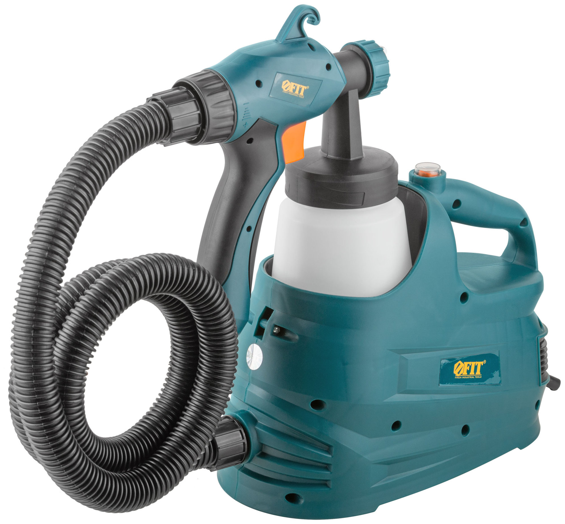 Распылитель электрический стационарный 650 Вт; 2,0 мм; 800 мл; 80 din/сек; 400 мл/мин; HVLP; коробка (80996)