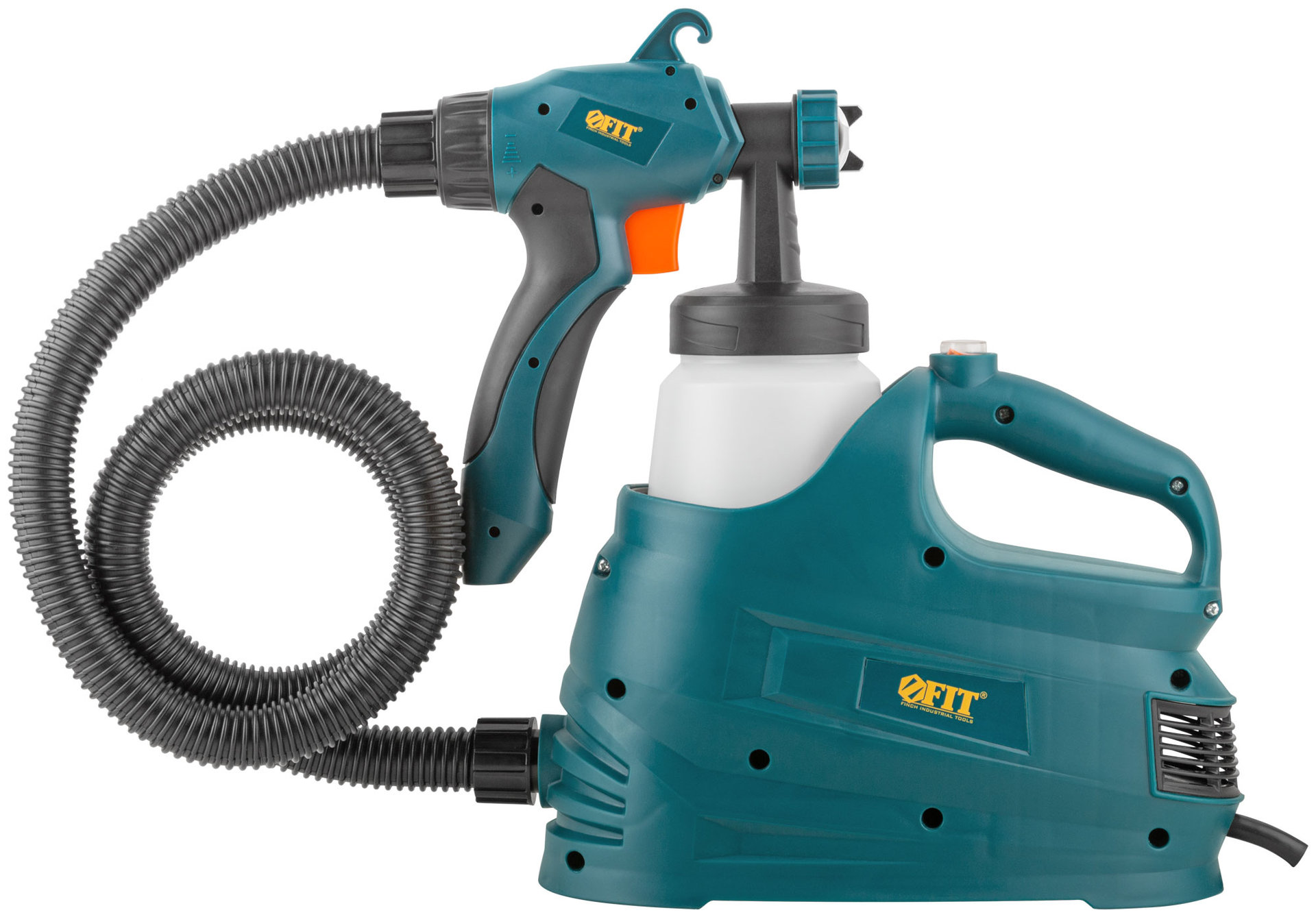 Распылитель электрический стационарный 650 Вт; 2,0 мм; 800 мл; 80 din/сек; 400 мл/мин; HVLP; коробка (80996)