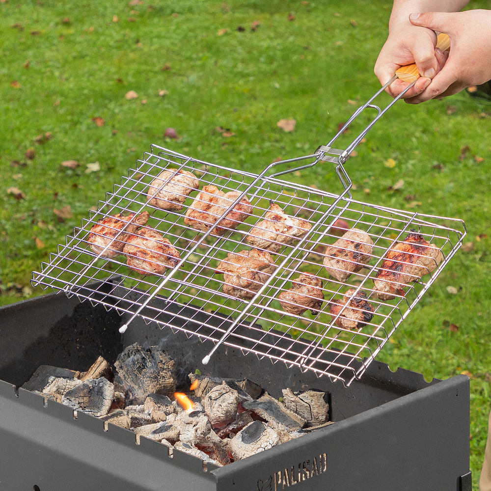 Решетка-гриль 260 х 450 мм, хромированная Sparta (69565)