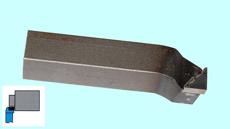 Резец Подрезной отогнутый 40х40х200 Р6М5К5 левый DIN 4977 CNIC