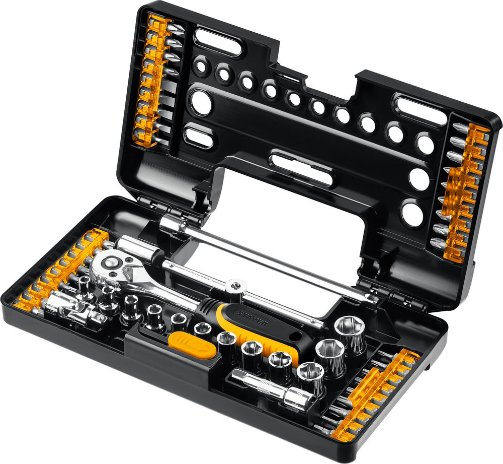 Набор инструмента универсальный Auto 57, 57 шт STAYER 27760-H57