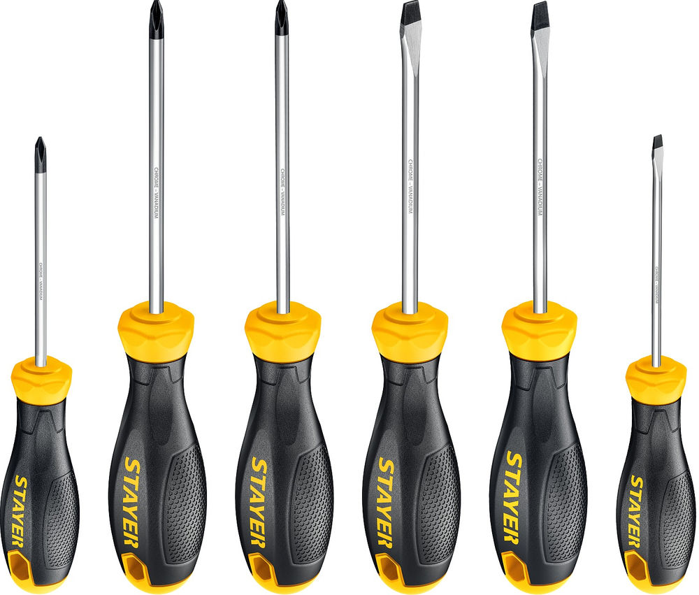 Набор отверток Hercules-X6 STAYER 6 предм. 2513-H6_z02  