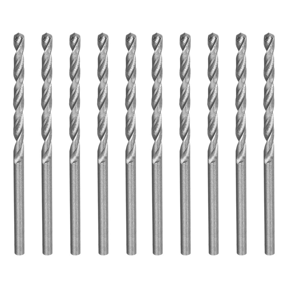 Сверло по металлу, 2.5 мм, полированное, HSS, 10 шт, цилиндрический хвостовик Matrix