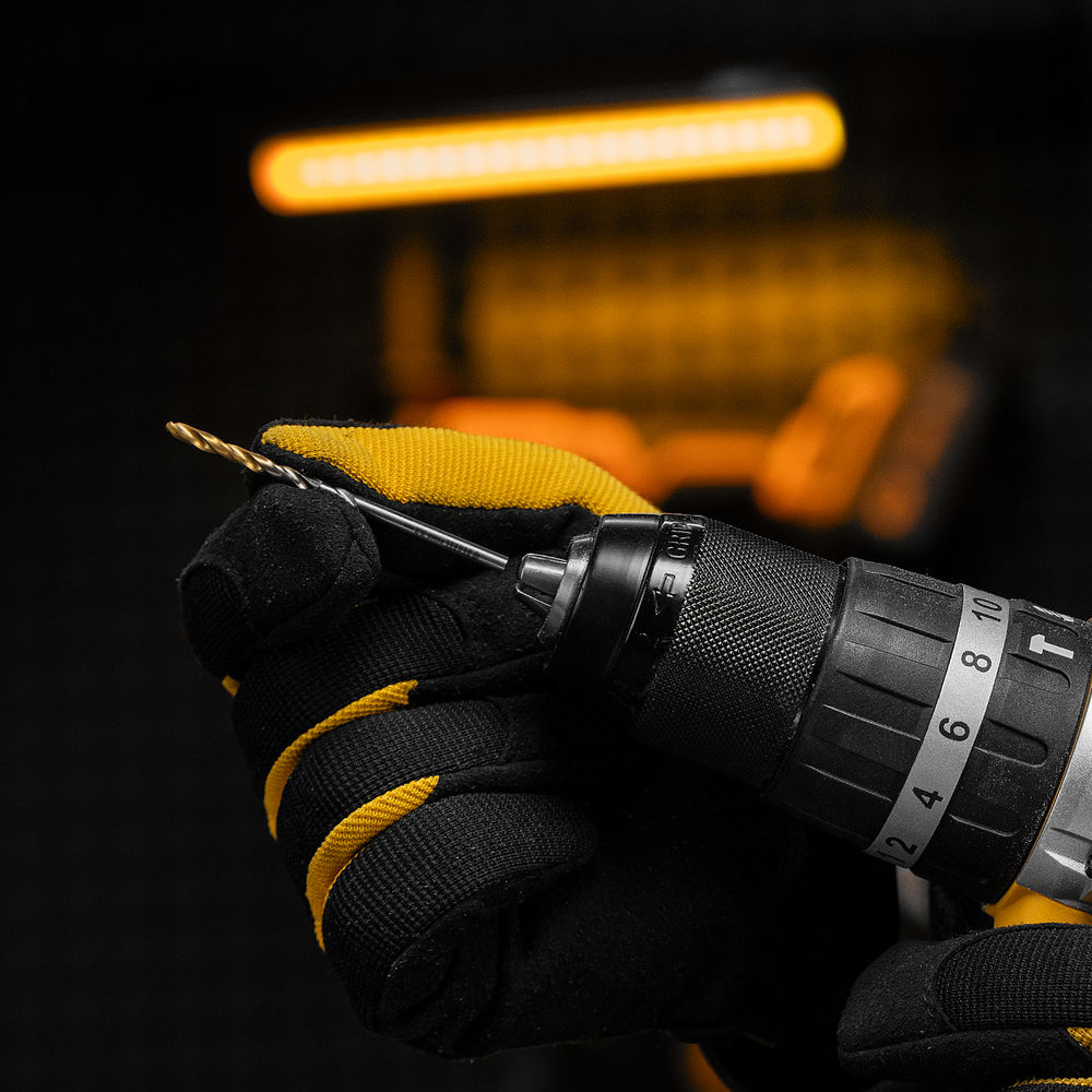 Сверло спиральное по металлу 3,5 x 70 мм, Р6М5, Golden Tip , 2шт. Denzel (718227)