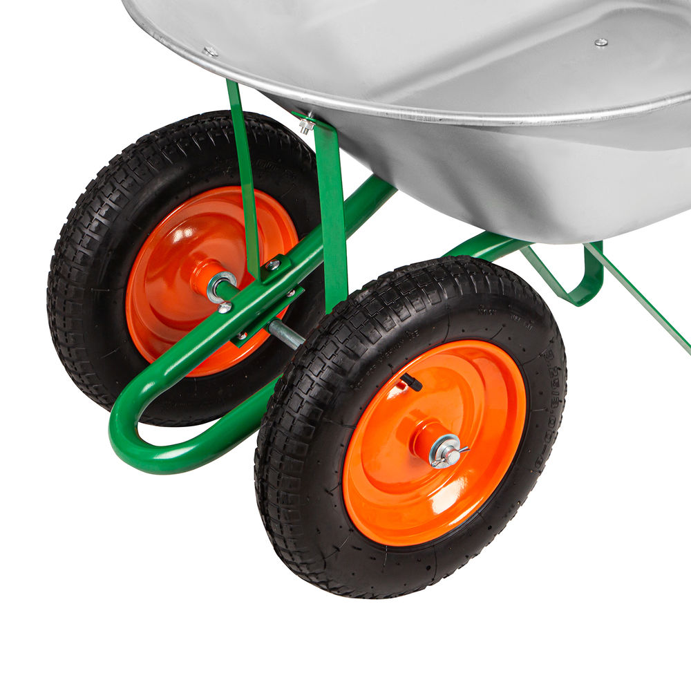 Тачка садовая, два колеса, грузоподъемность 170 кг, объем 78 л Palisad (689225)