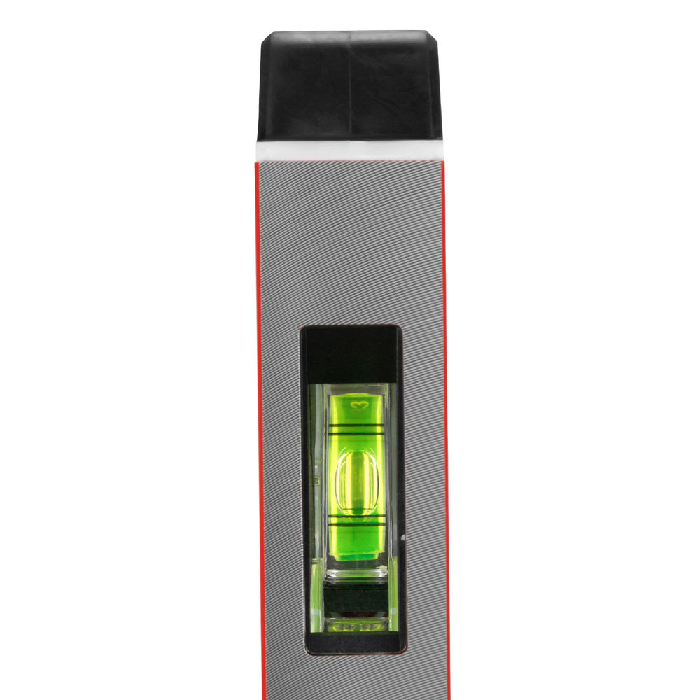 Уровень алюминиевый, магнит, фрезерованный, 3 глазка (1 зеркальный) двухкомпонентные рукоятки, 600 мм Matrix (34731)