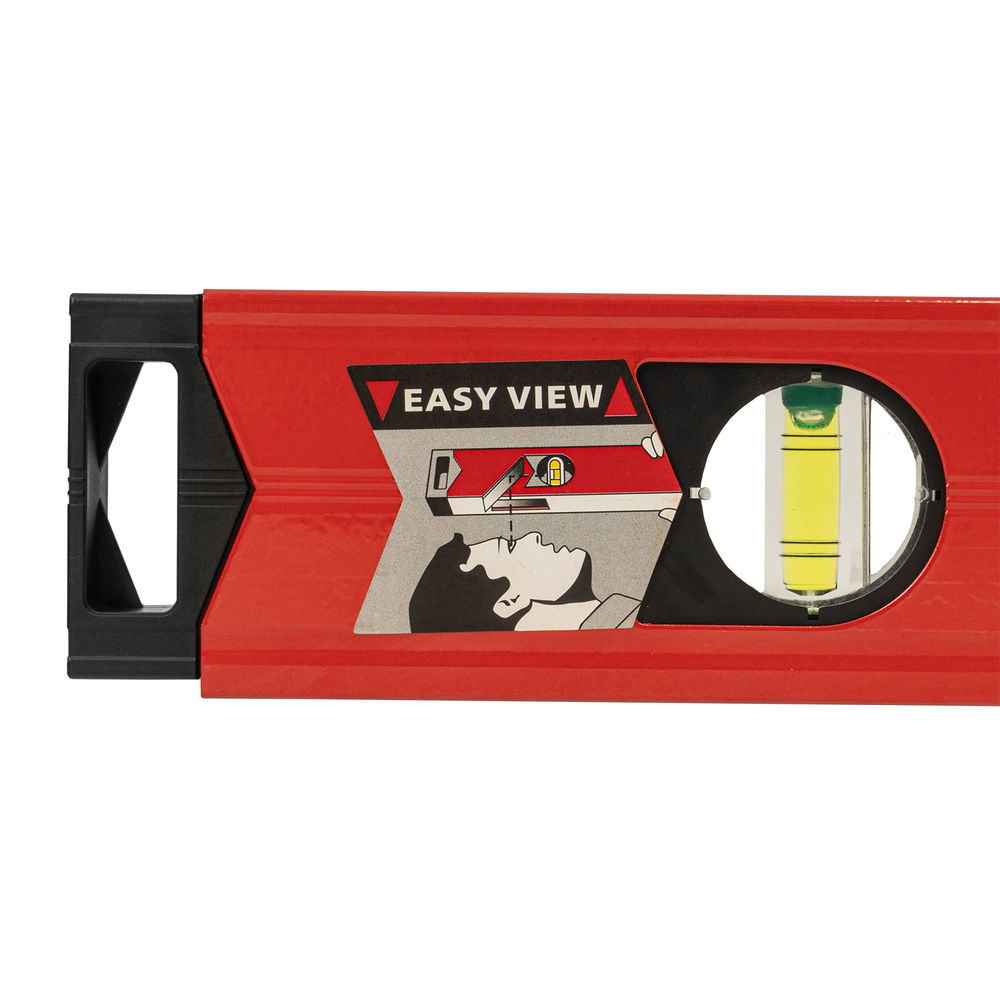 Уровень алюминиевый магнитный, 1800 мм, фрезерованный, 3 глазка (1 зеркальный) усиленный Matrix (34718)