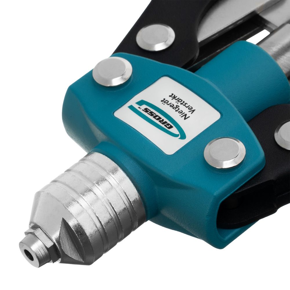 Заклепочник двуручный усиленный 520 мм, удлин.рукоятки, для заклепок 3.2-4.0-4.8-6-6,4 Gross (40409)