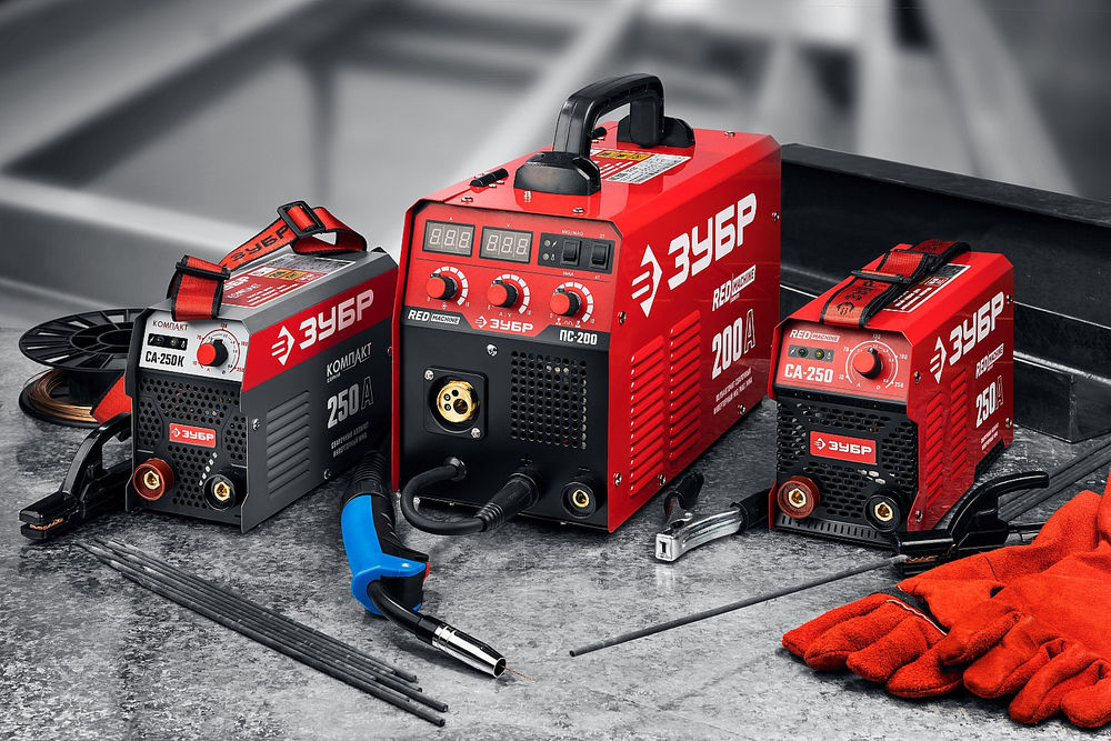 Сварочный аппарат инверторный ММА, 250 А, RED MACHINE, макс. электрод O 6.0 мм ЗУБР СА-250