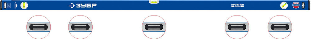 Уровень магнитный усиленный ПРО-М 1500 мм ЗУБР Профессионал 34589-150_z01