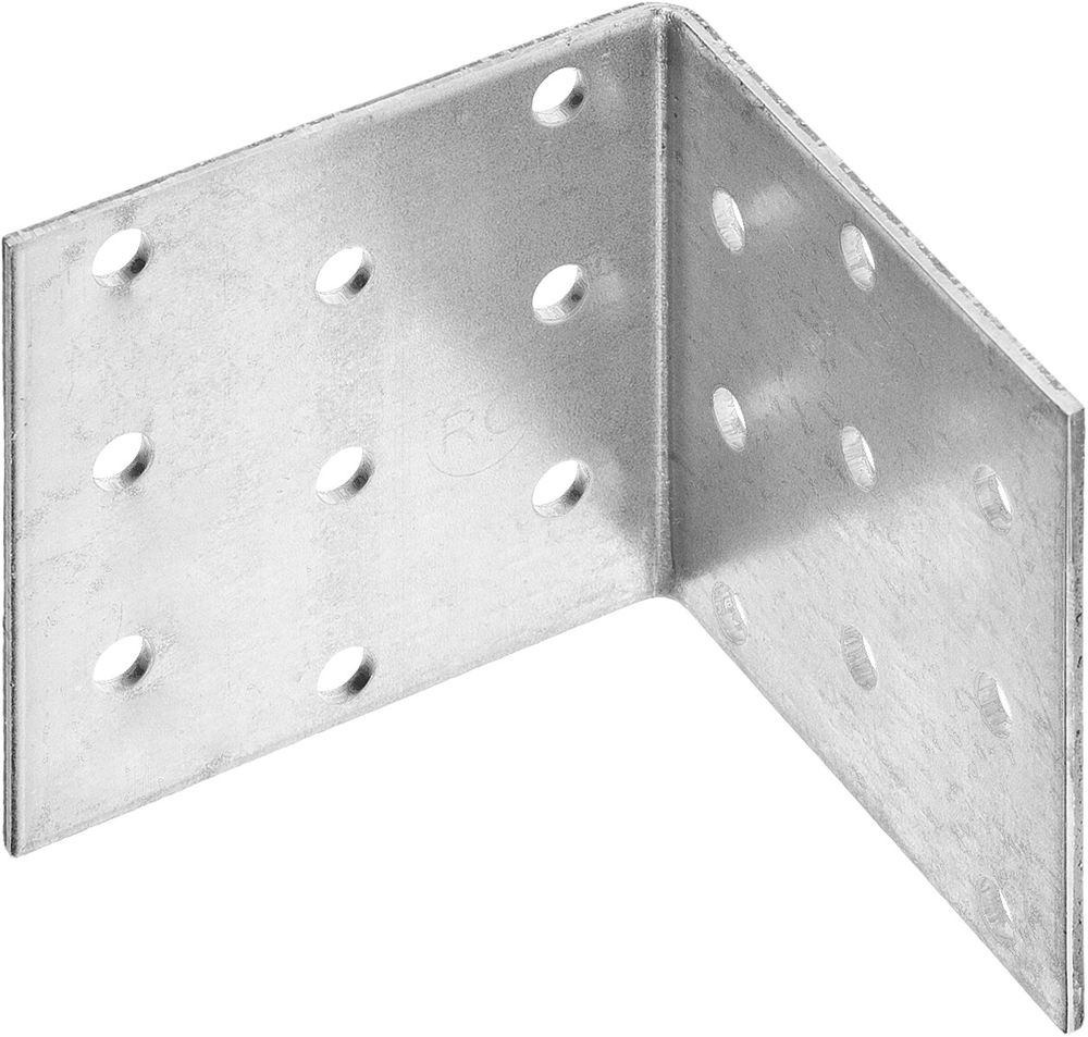 Крепежный уголок равносторонний УКР-2.0 60 x 60 x 60 x 2 мм, цинк ЗУБР 310206-060-060