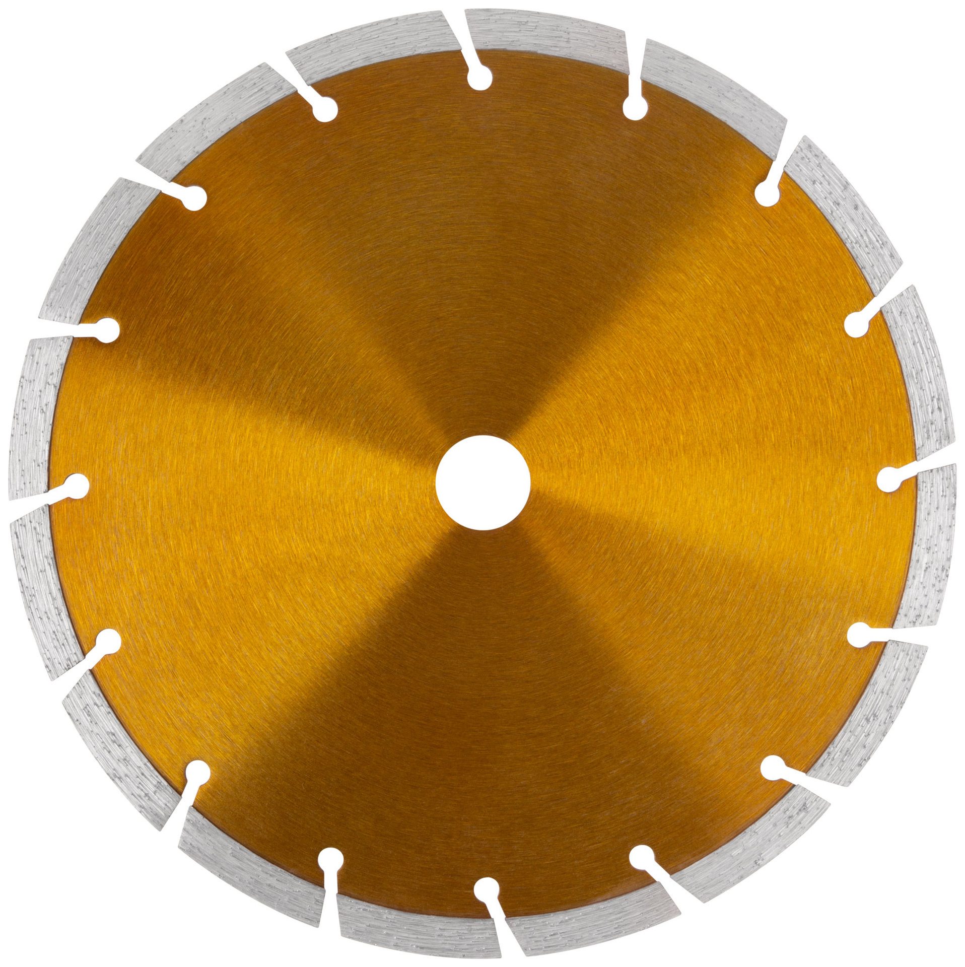 Диск отрезной алмазный Турбо-крупный зуб (сухая и влажная резка) 230х2,4х10х22,2 мм (37507)