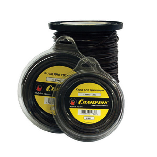 Корд трим.CHAMPION Nylplus Square 2.4мм* 74м (квадрат) (C5066)