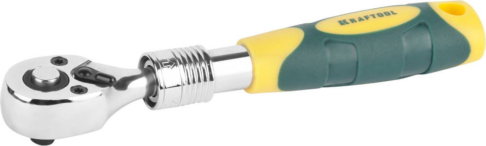 Трещотка телескопическая 1/4, 72 зубца для торцовых головок, Pro KRAFTOOL 27798-1/4