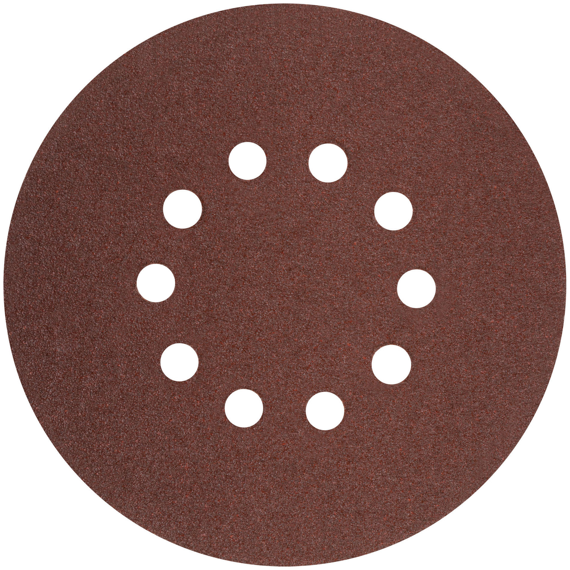 Круги шлифовальные с отверстиями (липучка), алюминий-оксидные, 225 мм, 5 шт. Р 40 (39892)