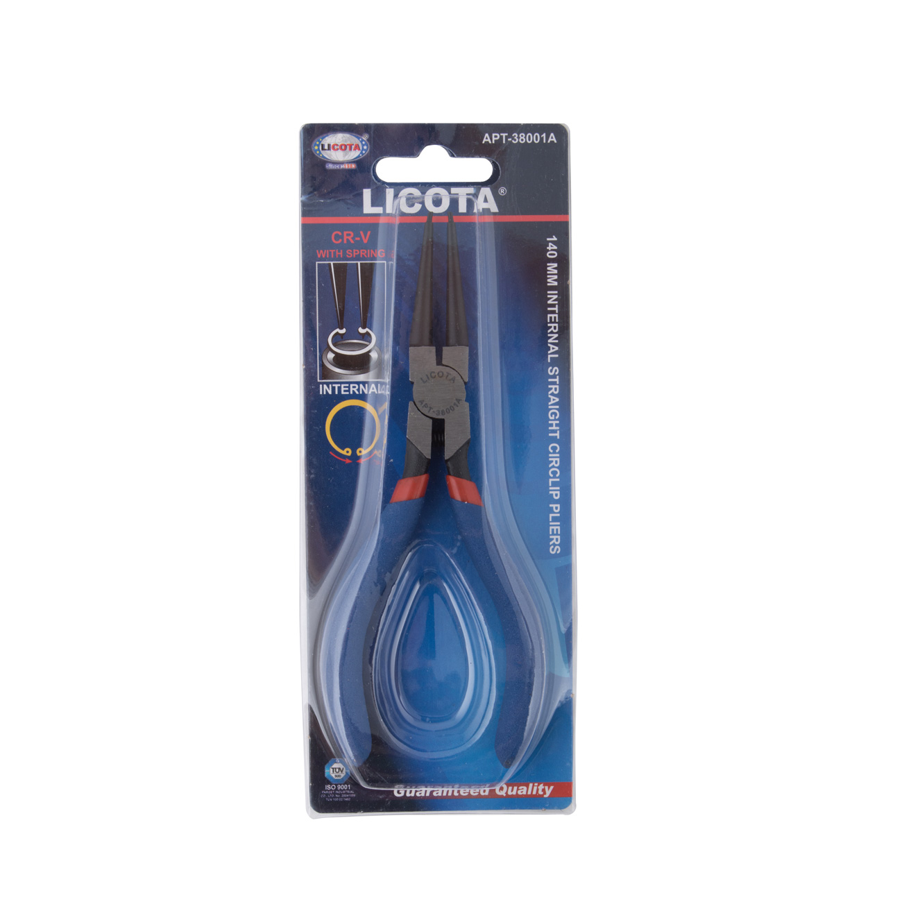 Съемник стопорных колец сжим прямой 140 мм Licota APT-38001A