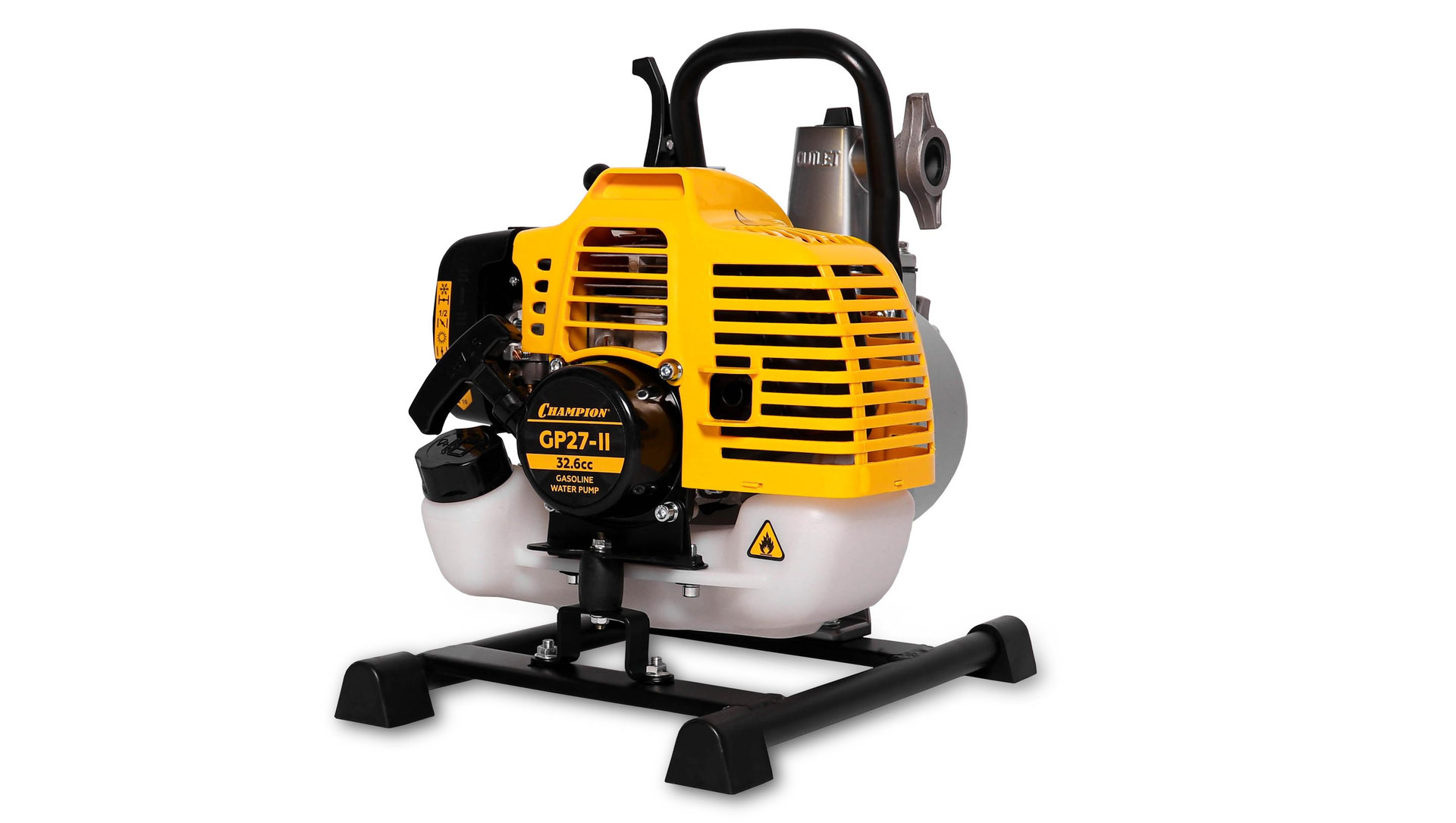 Мотопомпа CHAMPION GP27-II (1 130л/мин 8/30м 1,22лс 2Т 0,95л 7кг, легкий старт) (GP27-II)