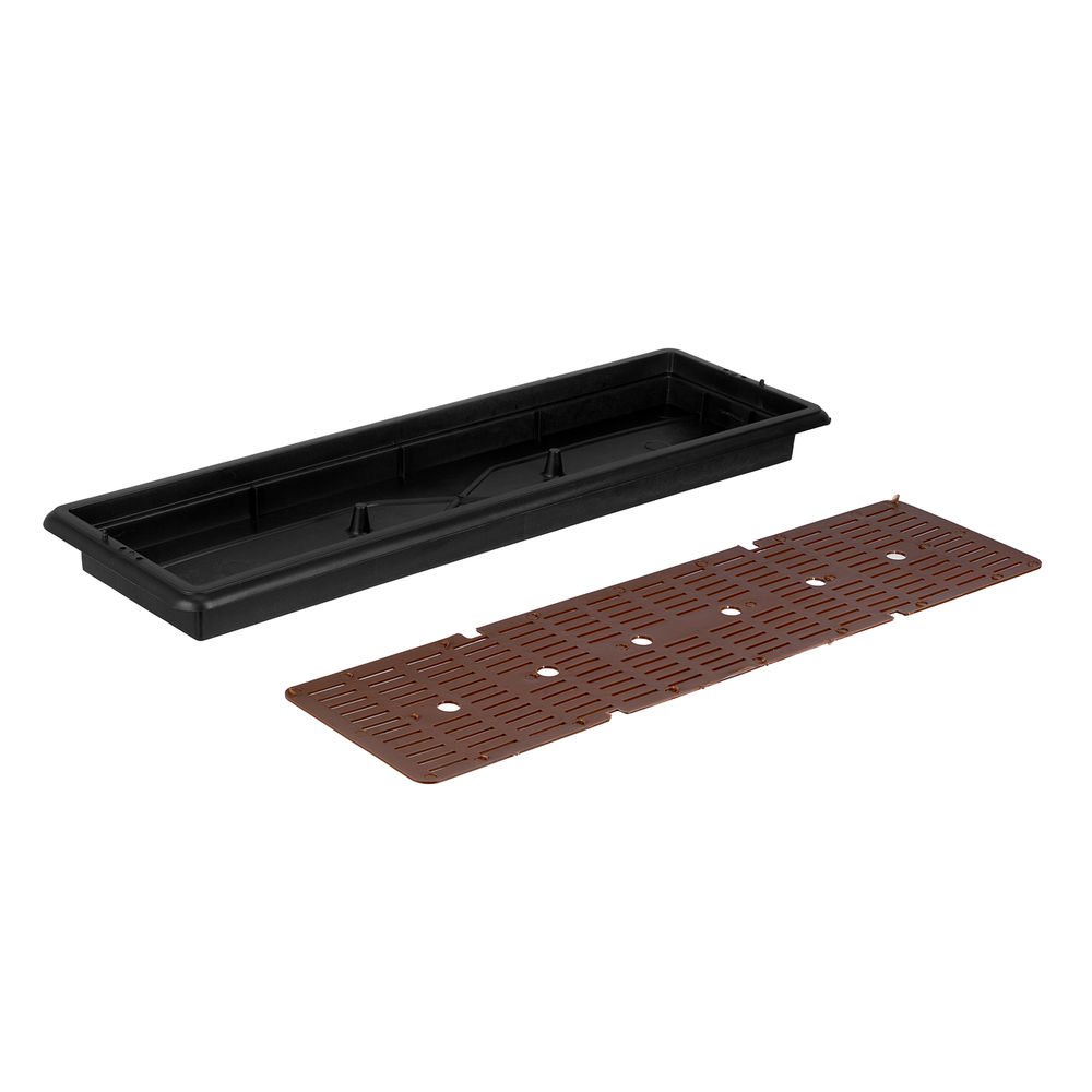 Набор для рассады, поддон 600х185х45 мм, с дренажной системой, 14 горшочков по 460 мл. Palisad (643452)