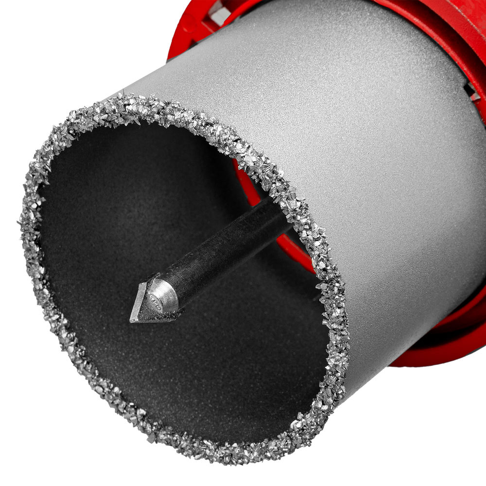 Набор коронок по керамической плитке, 33-53-67-73 мм, шестигранный хвостовик Matrix (72840)