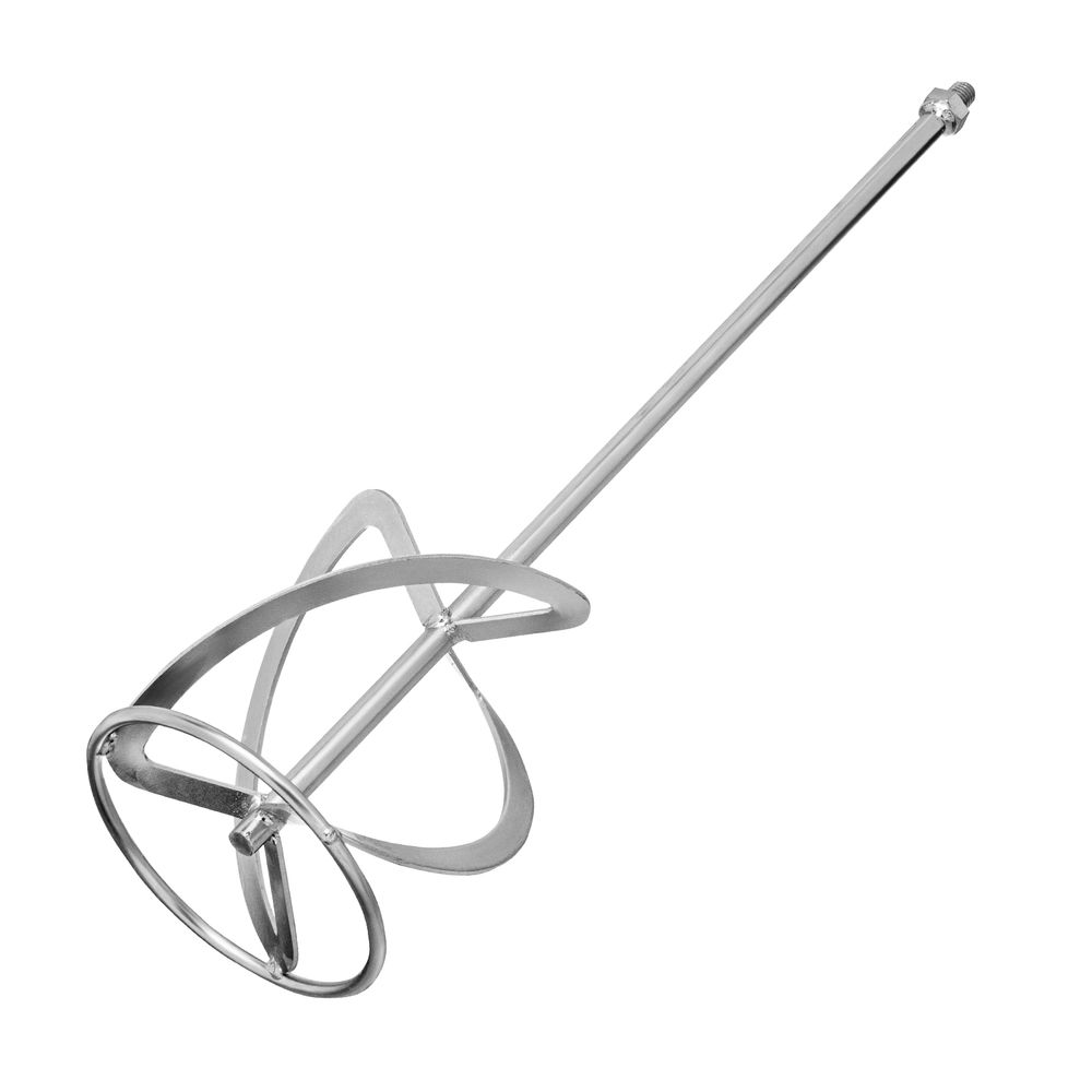 Насадка для миксера, для тяжелых растворов, 160 х 590 мм, оцинкованная, хвостовик резьба М14 Сибртех (848967)