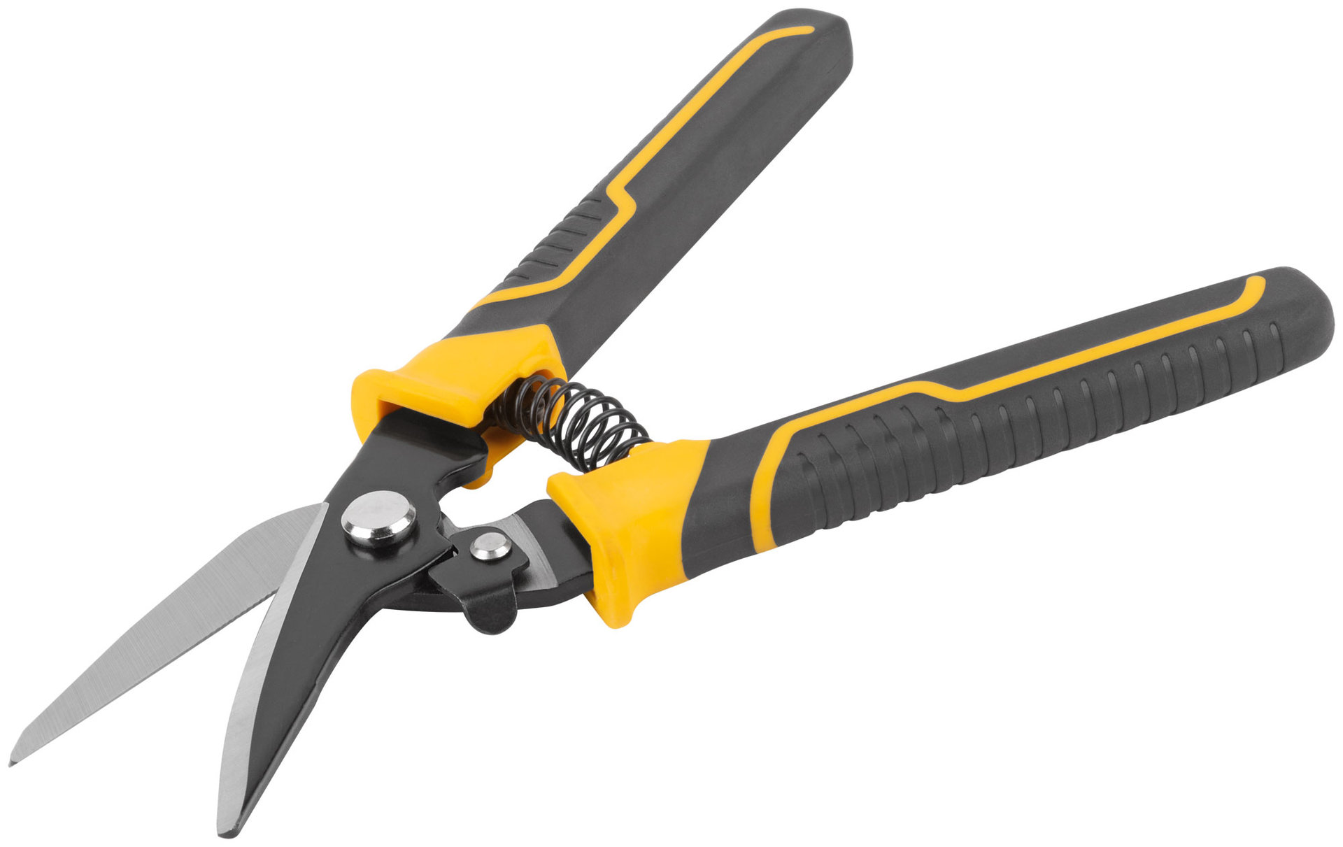 Ножницы по металлу, усиленная пружина, левые 225 мм (41440)