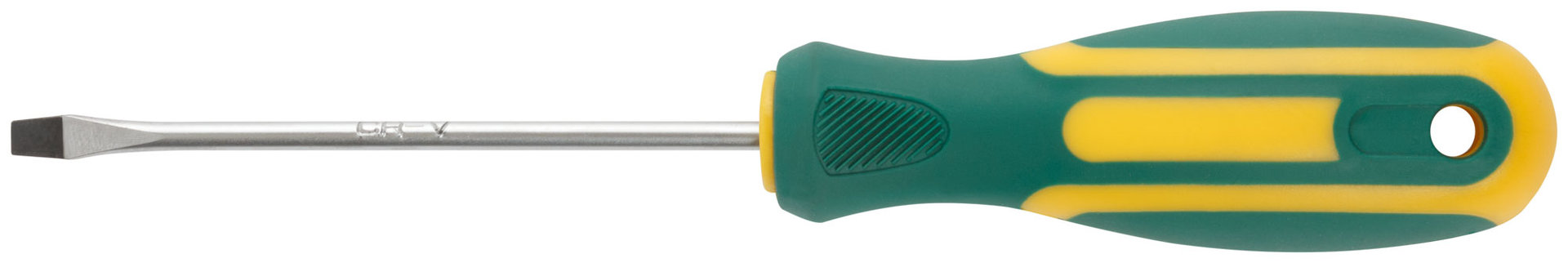 Отвертка Контур, CrV сталь, прорезиненная ручка 3х75 мм SL (55200)