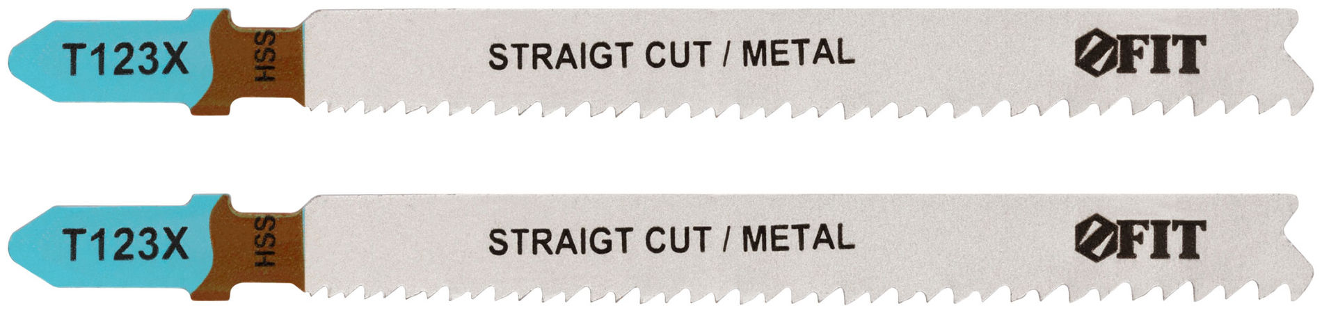 Полотна по алюминию и цвет.мет, HSS, фрезерованные зубья, 100/74 мм, переменный шаг (T123X), 2 шт. (40978)