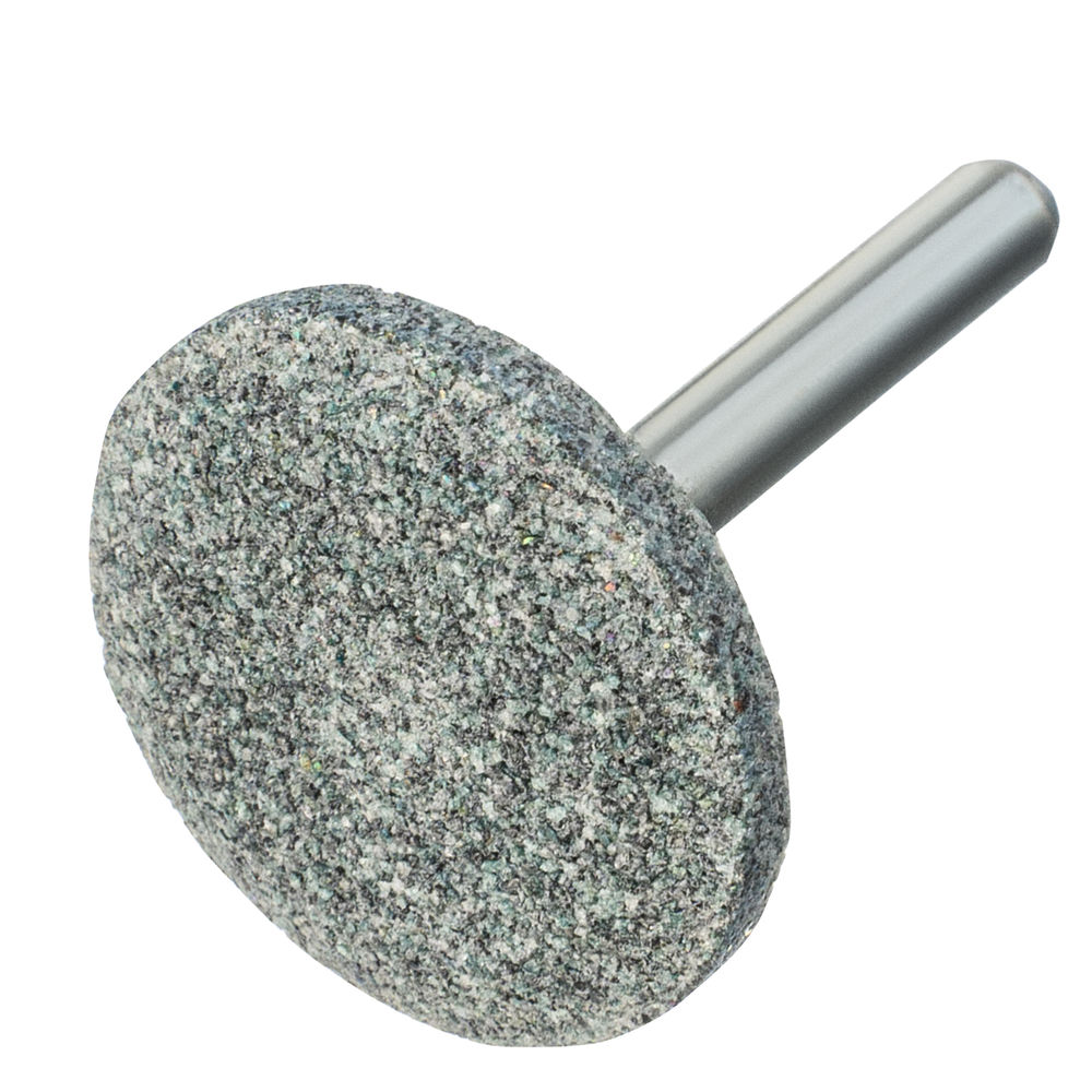 Шарошка абразивная, диск, 32 x 12 мм, для дрели, хвостовик d6 мм, 63С Denzel (76024)