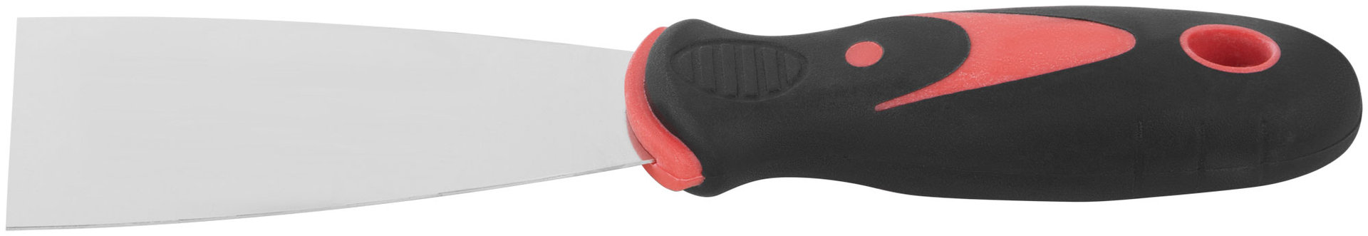 Шпатель, нерж.сталь, прорезиненная ручка 2 (50 мм) (06703)