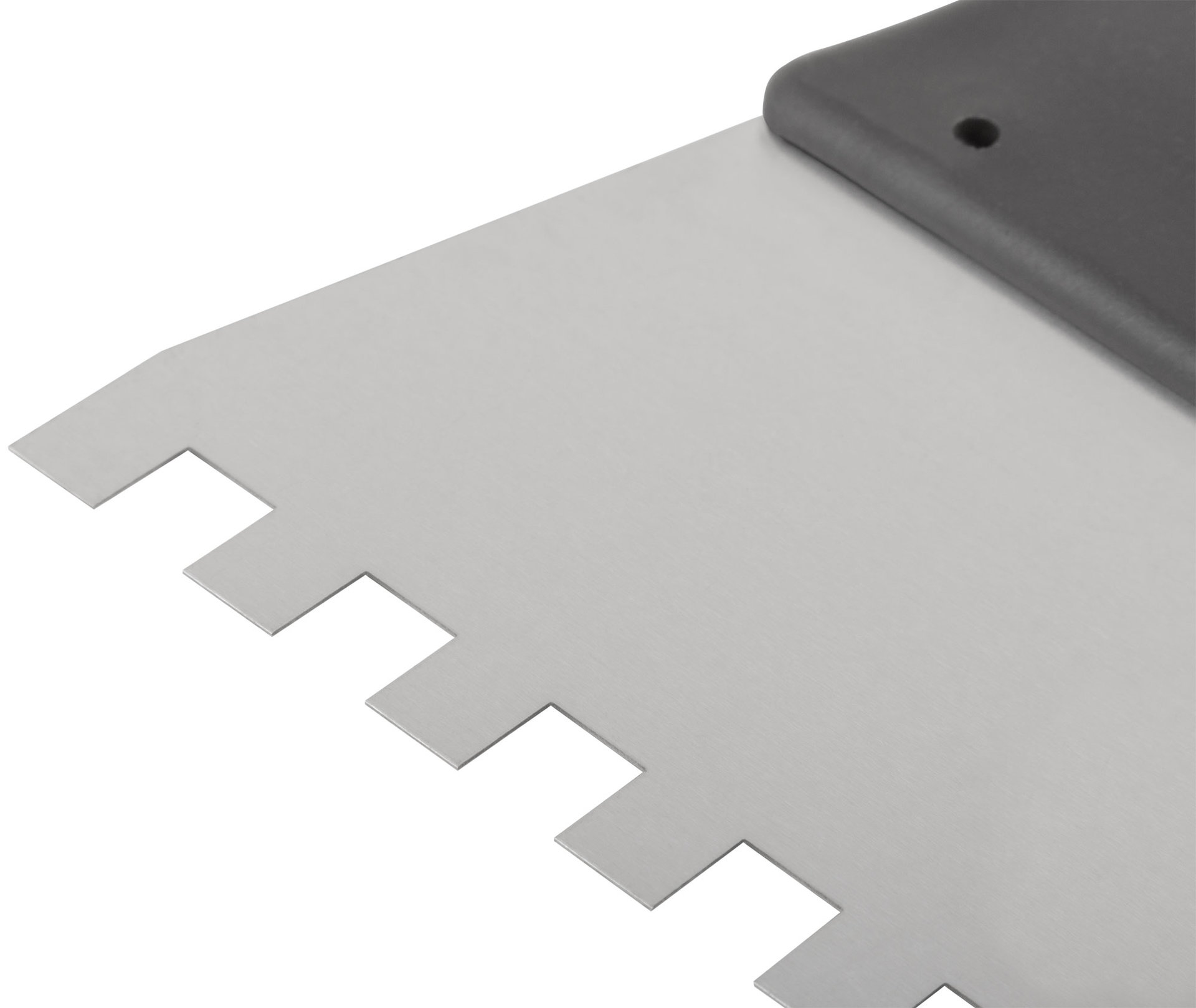 Шпатель фасадный нержавеющий зубчатый 250 мм / зуб 8 мм (06608)