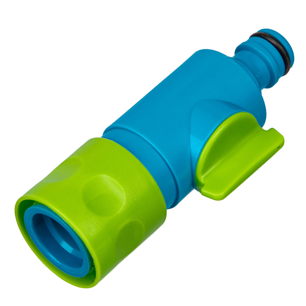 Соединитель штуцерный, с переключателем, Palisad Luxe (65782)