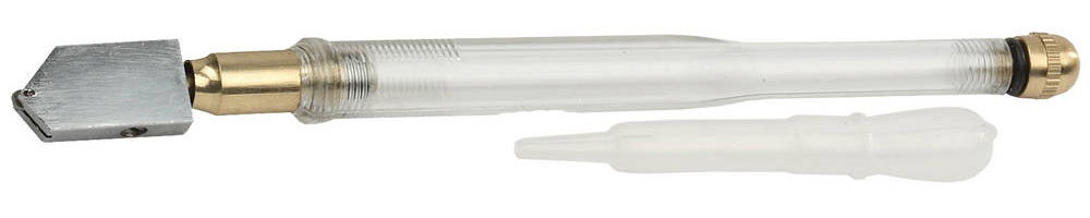 Стеклорез роликовый 8000 м, рукоятка пластмассовая, прозрачный, масляный STAYER Professional 3369