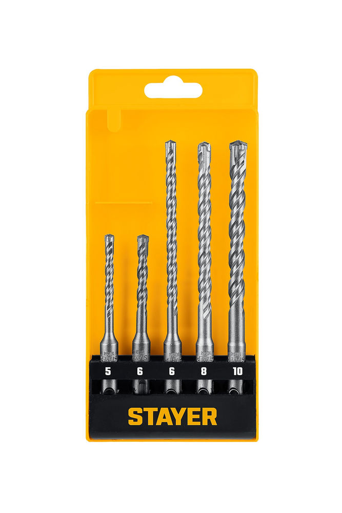 Набор буров SDS-plus HERCULES-4Х STAYER 5шт 29290-H5  