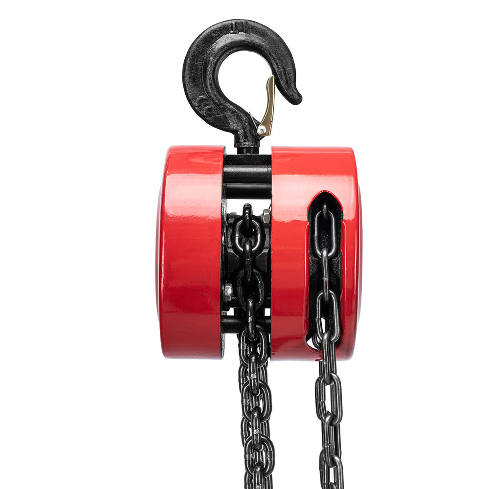 Таль цепная, 1 т, H подъема 2.5 м, расстояние между крюками 300 мм Matrix (519335)