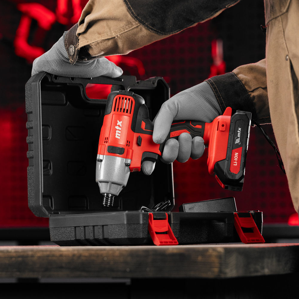 Винтоверт ударный аккумуляторный CIDS-20-280, Li-Ion, 20 В MTX (26580)