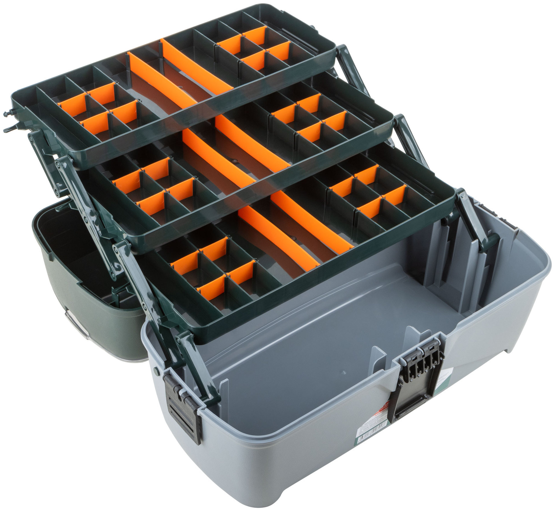 Ящик для инструмента раздвижной пластиковый с 3-мя кантилеверами отделениями 18 ( 465х230х250 мм )