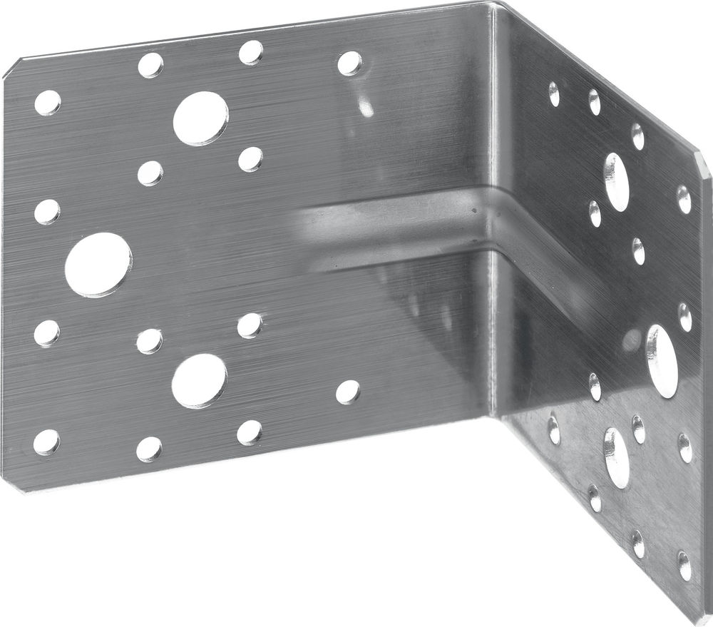 Крепежный уголок усиленный нержавеющий УНКУ-2.0 90 x 100 x 100 x 2 мм ЗУБР Профессионал 310516-90