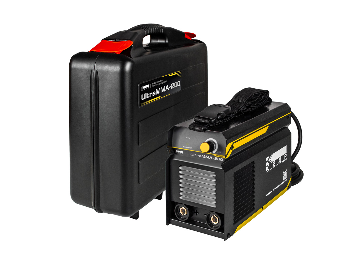 Аппарат инверторный КЕДР UltraMMA-200 в кейсе (220В, 10-200А)