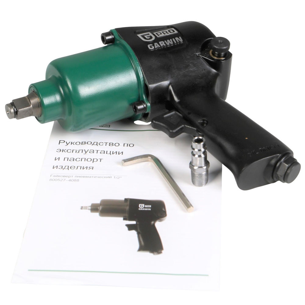 Гайковерт пневматический ударный 1/2 800 Нм, GARWIN PRO, 800527-4088