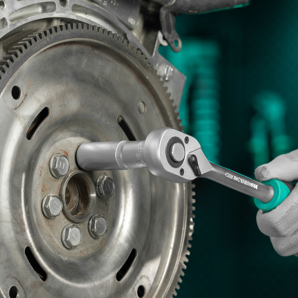 Головка торцевая удлиненная, 17 мм, шестигранная, CrV, под квадрат 1/2 Stels